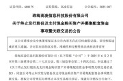保定688175，终止重大资产重组